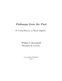 Pathways from the Past