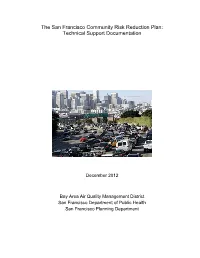 San Francisco Community Risk Reduction Plan: Technical Support Documentation