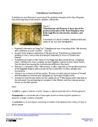 Tutankhamun and Ramses II