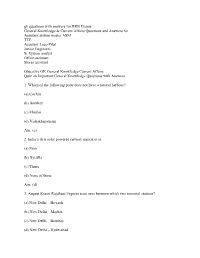 GK Questions for RRB.Pdf