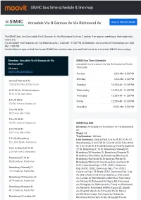 SIM4C Bus Time Schedule & Line Route