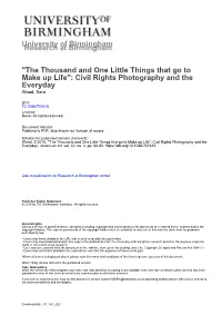 The Thousand and One Little Actions Which Go to Make up Life
