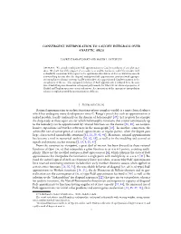 Convergent Interpolation to Cauchy Integrals Over Analytic Arcs