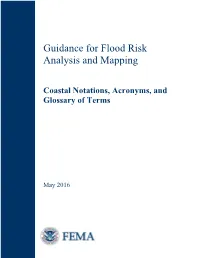 Guidance for Flood Risk Analysis and Mapping