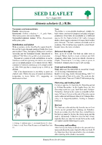 SEED LEAFLET No