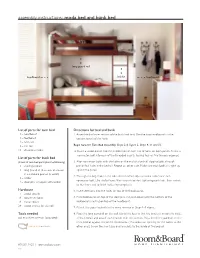 Assembly Instructions: Moda Bed and Bunk Bed