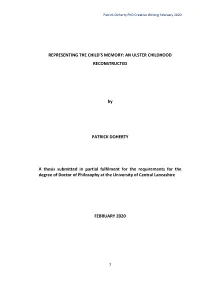 Representing the Child's Memory: an Ulster