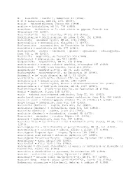 Glossary of Obsolete Mineral Names