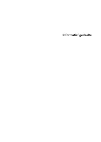 Informatief Gedeelte Inhoud