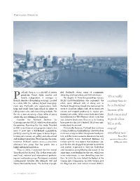 “It's a Really Exciting Time to Be in Portland Because of Its Fresh Voices and Its Fresh Ideas. We're at the Cusp of Somet