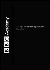 Academy the State of Product Management 2010