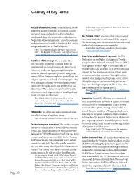 Glossary of Key Terms