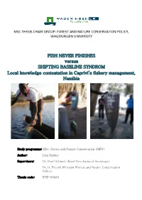 Local Knowledge Contestation in Caprivi's Fishery
