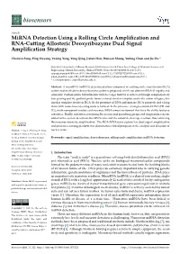 Mirna Detection Using a Rolling Circle Amplification and RNA