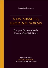 New Missiles, Eroding Norms