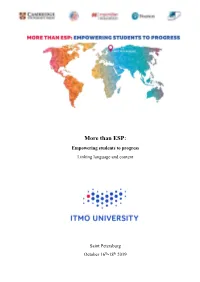 Than ESP: Empowering Students to Progress Linking Language and Content
