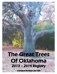 The Great Trees the Great Trees of Oklahoma of Oklahoma