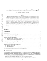 Derived Equivalences and Stable Equivalences of Morita Type, II