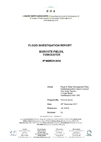 Flood Investigation Report