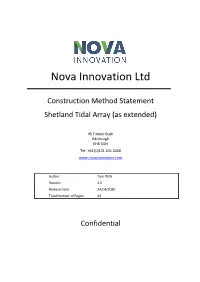 Construction Method Statement