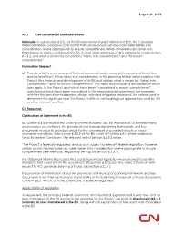 In Sub-Section 6.5.5.2 of the Environmental Impact Statemen