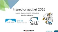Inspector Gadget 2016 David M