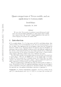 Quasi-Compactness of Néron Models, and an Application to Torsion Points