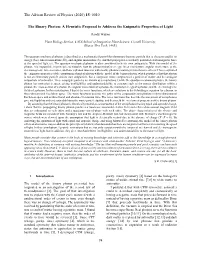 The Binary Photon: a Heuristic Proposal to Address the Enigmatic Properties of Light