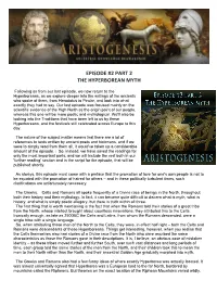 Episode #2 Part 2 the Hyperborean Myth