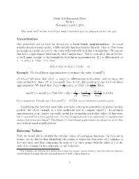 Linearization Extreme Values