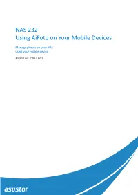 NAS 232 Using Aifoto on Your Mobile Devices