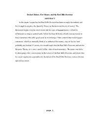 Page 1 Backed Money, Fiat Money, and the Real Bills Doctrine ABSTRACT in This Paper I Argue That the Real Bills Doctrine Has