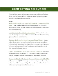 Composting Resources