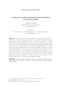 Daniele Corradetti Candidato Phd, Universidade Do Algarve D.Corradetti@Gmail.Com