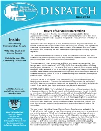 DISPATCH June 2014