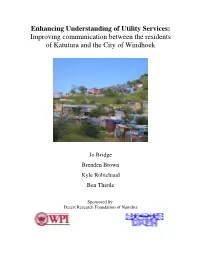 Improving Communication Between the Residents of Katutura and the City of Windhoek