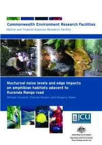 (2008) Nocturnal Noise Levels and Edge Impacts on Amphibian