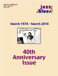 40Th Anniversary Issue