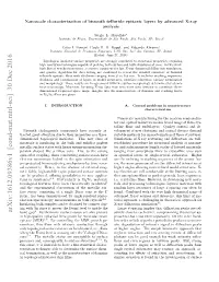 Nanoscale Characterization of Bismuth Telluride Epitaxic Layers By