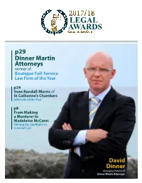 P29 Dinner Martin Attorneys Winner Of: Boutique Full-Service Law Firm of the Year