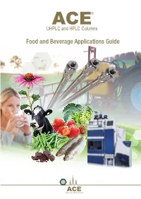 ACE Food Beverage Applications Guide