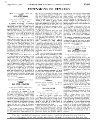 Extensions of Remarks E1697 EXTENSIONS of REMARKS