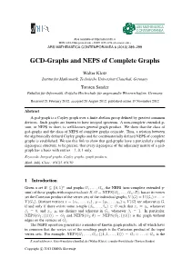 GCD-Graphs and NEPS of Complete Graphs