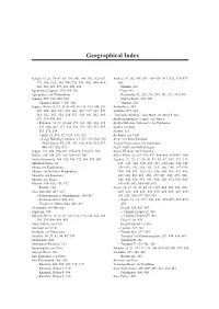 Geographical Index
