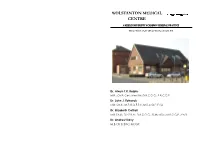 A Copy of Our Practice Leaflet Can Be