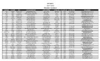 MHSBCA 2012-2013 Member Database