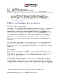 Land Use Existing Conditions REVISED