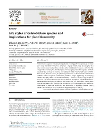 Life Styles of Colletotrichum Species and Implications for Plant Biosecurity