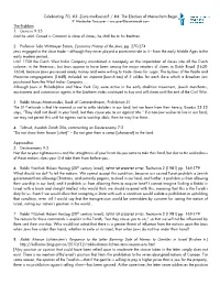 Zionism=Racism? / #4: the Election of Menachem Begin R' Mordechai Torczyner – Torczyner@Torontotorah.Com the Problem 1