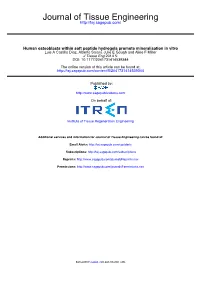 Journal of Tissue Engineering